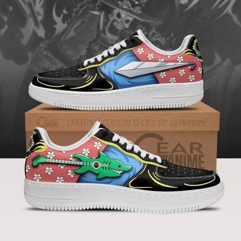 Brook Air Sneakers Custom Guitar and Sword Anime OP Shoes